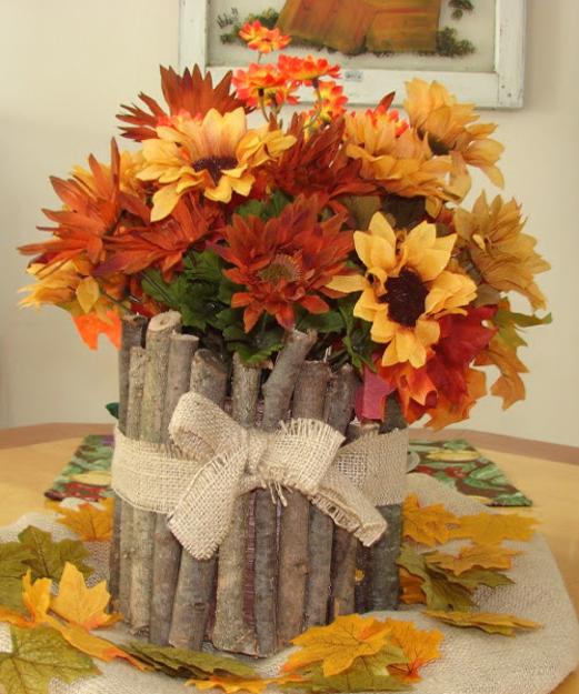 Small Thanksgiving Centerpiece Ideas : Fall flower arrangements thanksgiving table