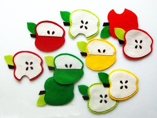 homemade felt decorations and Christmas Tree Ornaments