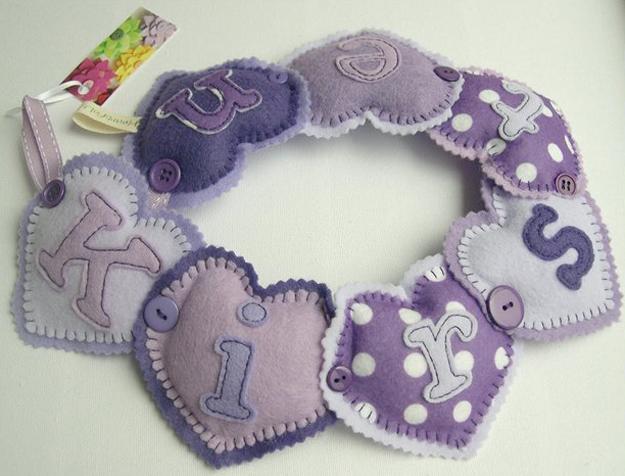 homemade felt decorations and Christmas Tree Ornaments