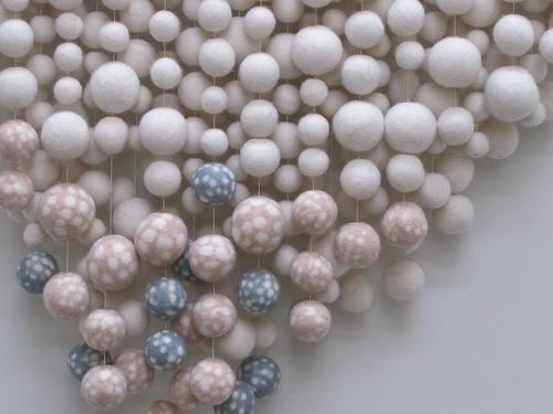 cheap home decorations with felt balls