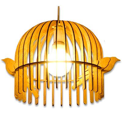 handmade lamps with bird decorations, craft ideas