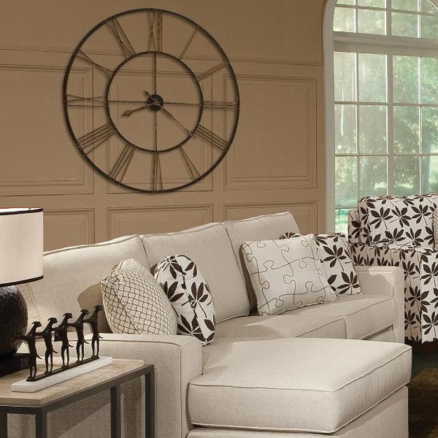 25 Ideas for Modern Interior Decorating with Large Wall Clocks