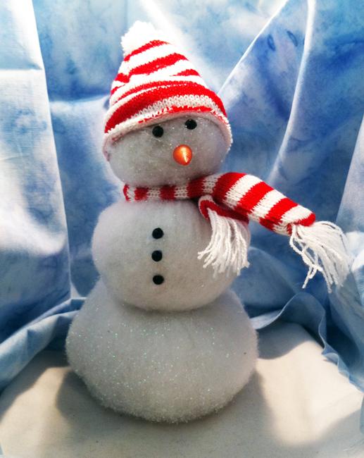 handmade Christmas tree ornaments and holiday ornaments created with pompons
