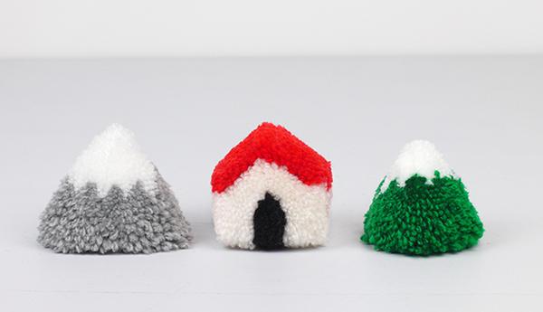 craft ideas for the production of decorative objects with pompoms