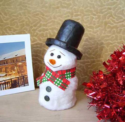  Christmas crafts, handmade home decorations, snowman Christmas Tree Ornaments 