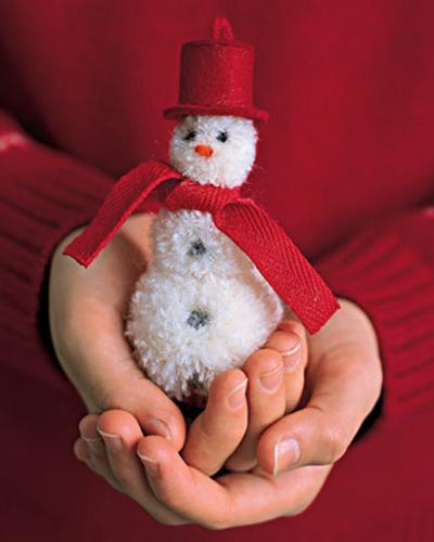  Christmas crafts, handmade home decorations, snowman Christmas Tree Ornaments 