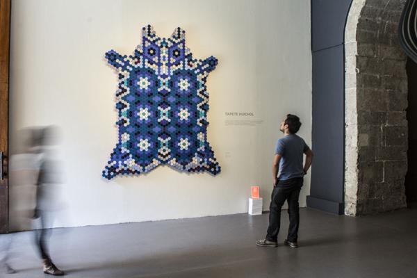 Recycling felt craft ideas, handmade carpets