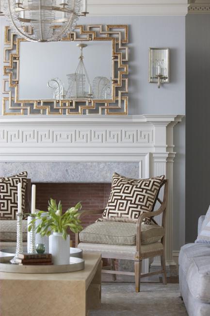 meander for interior decoration and textile prints