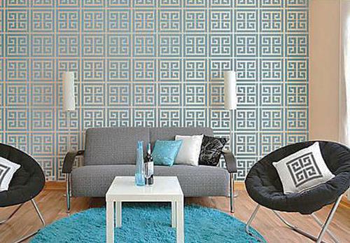 meander for interior decoration and textile prints