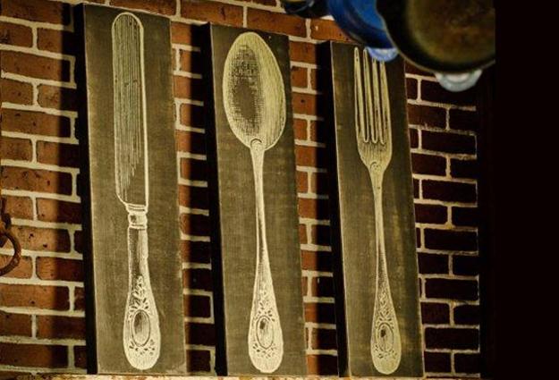 modern interior decorating ideas with folk and spoon-themed