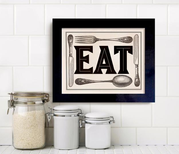 modern interior decorating ideas with folk and spoon-themed