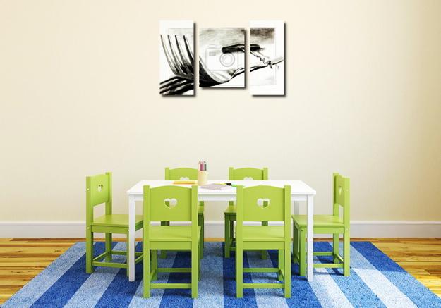 modern interior decorating ideas with folk and spoon-themed