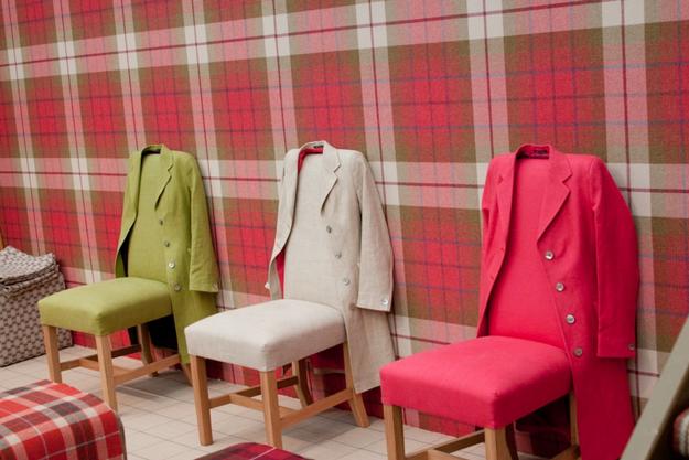 house decorating fabrics and modern wallpaper with tartan plaid designs