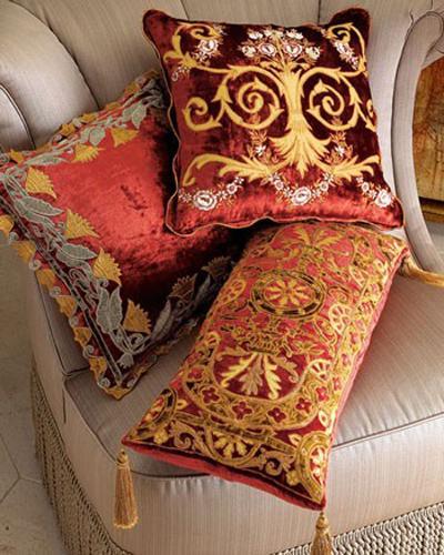 decorative accessories, cushions decorating ideas