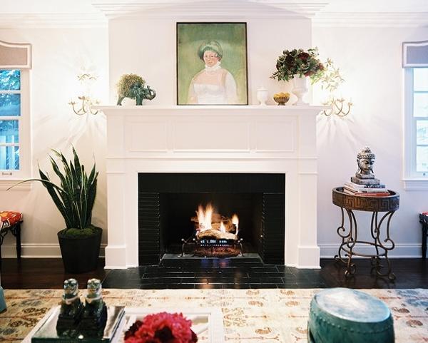 modern room decor in eclectic style and vintage details