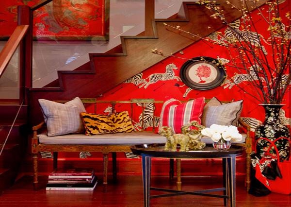 Asian décor and Oriental interior design, modern trends in home textiles