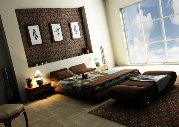 Asian décor and Oriental interior design, modern trends in home textiles