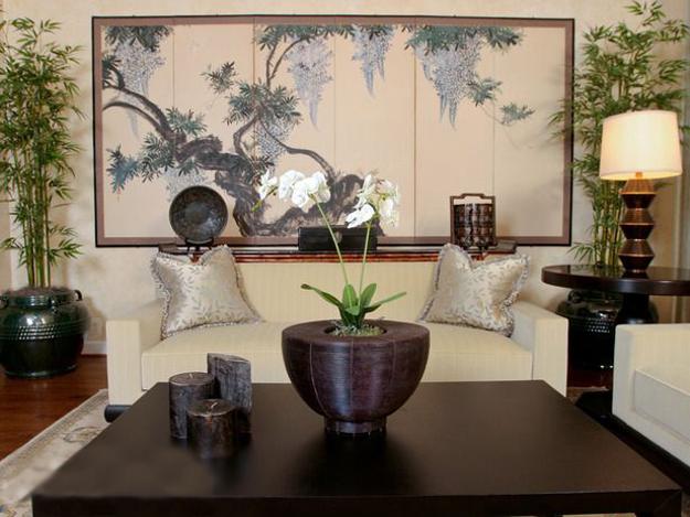  Asian décor and Oriental interior design, modern trends in home textiles 