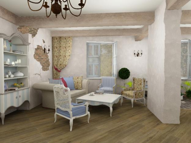 modern interior, home decor ideas Provençal-style 