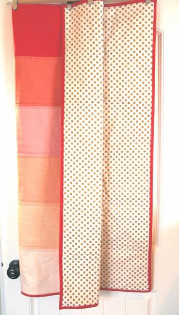 decorative accessories made with strips of quilt fabrics