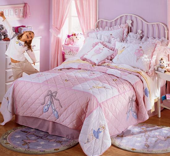 girls bedroom decorating ideas, children's furniture and interior colors