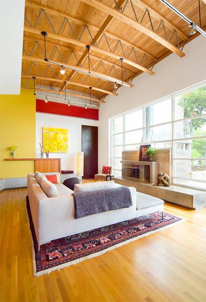 yellow color schemes and modern room decor ideas