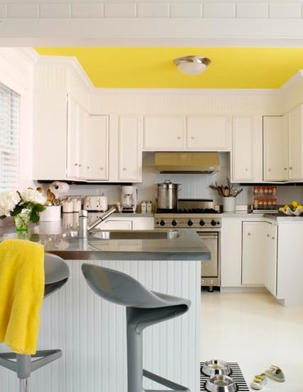 yellow colors and modern room decor ideas