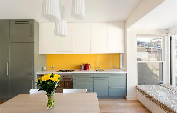 yellow colors and modern room decor ideas