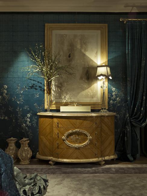 vintage furniture and interior decoration in vintage style