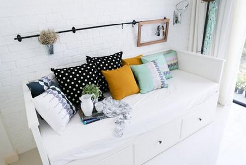 space decorate with accents and colors