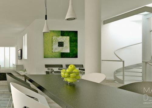 space decorate with accents and colors