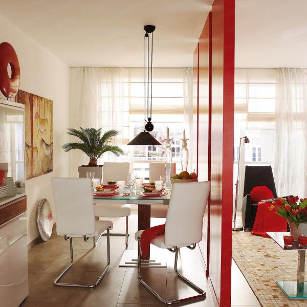 space decorate with accents and colors