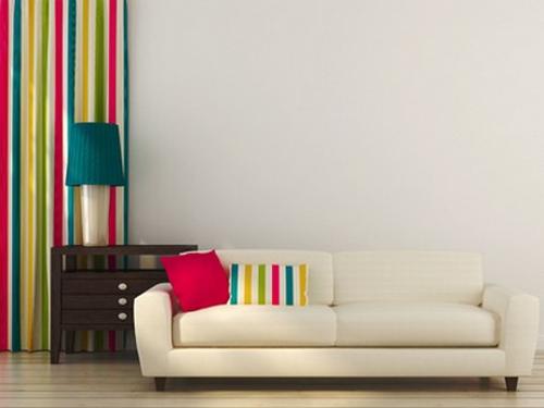 space decorate with accents and colors