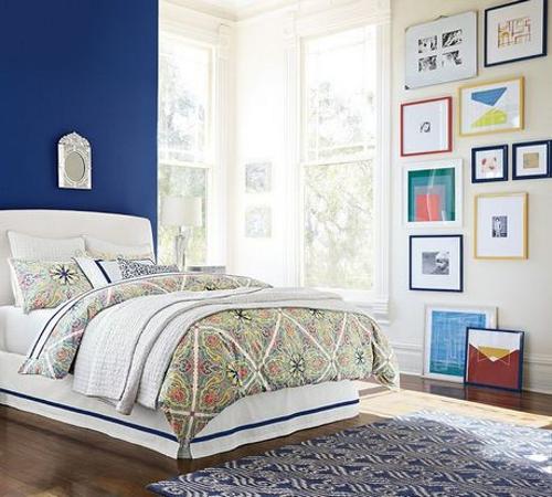 space decorate with accents and colors
