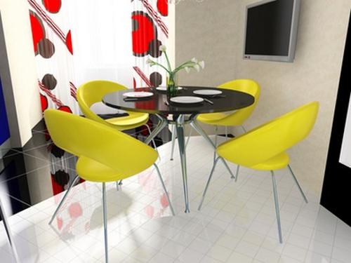 space decorate with accents and colors
