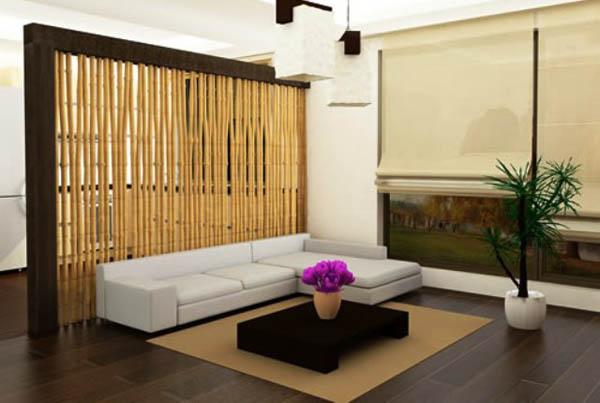 bamboo room divider living room design with low furniture asian interior decorating ideas - Interior Decorating Ideas bamboo room divider living room design with low furniture asian interior decorating ideas - Interior Decorating Ideas