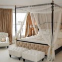 bedroom furniture, canopy beds