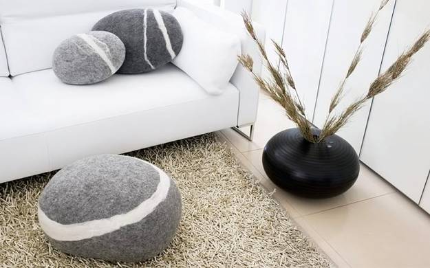 fabric craft and knitting designs for the production of round stool and Stool