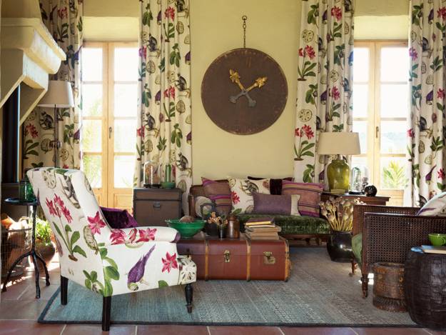 modern interior design ideas with bright colors and natural room décor themes