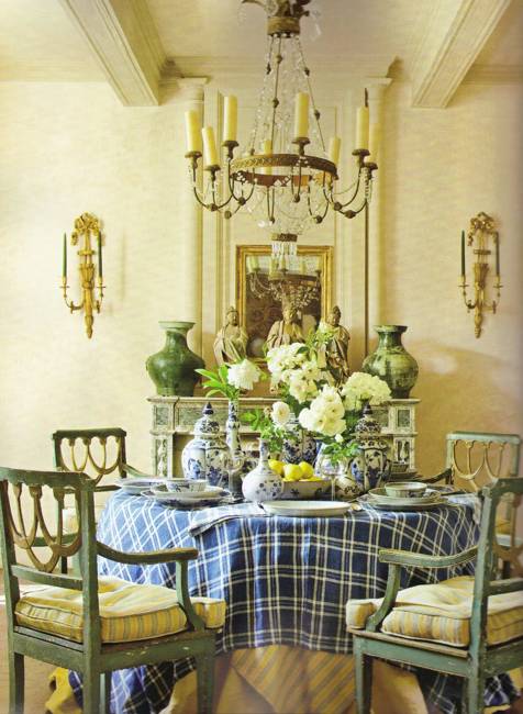  modern kitchen and dining room interior decorating ideas in a Provencal style 