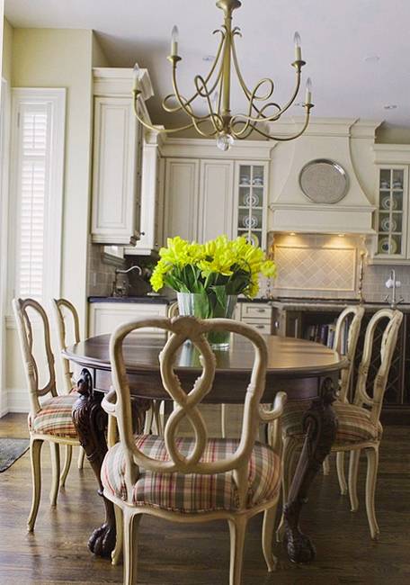 modern kitchen and dining room interior decorating ideas in Provencal style 