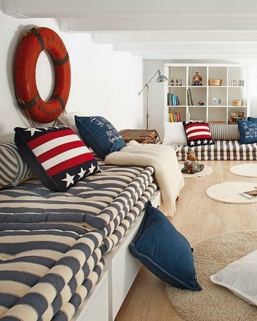nautical themed decor accessories, Living room furniture and interior decorating ideas