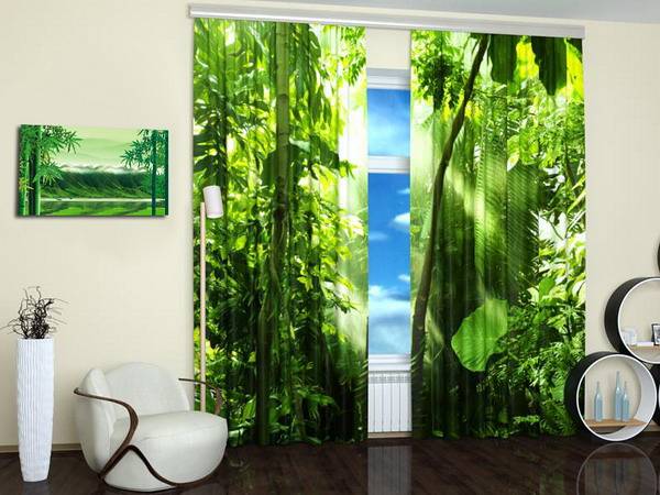 modern curtains, curtain fabric with beautiful images of flowers