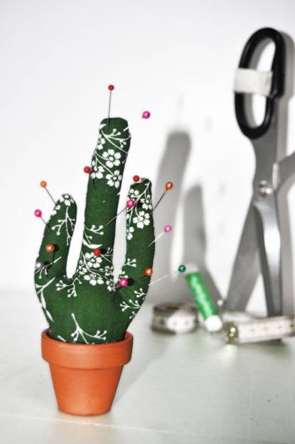  fabric craft, cactus decor theme 