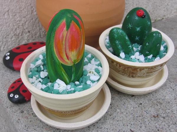cacti and handmade home decorations inspired by cactus
