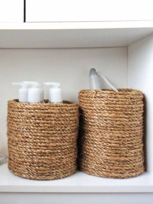 modern home decor items with rope