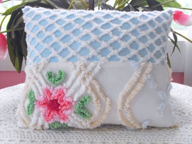 Chenille home textiles for modern home decoration in vintage style