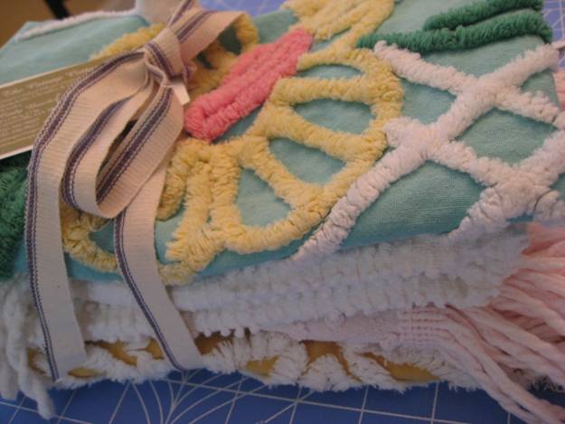 Chenille home textiles for modern home decoration in vintage style