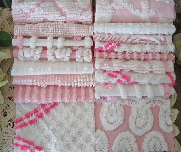 Chenille home textiles for modern home decoration in vintage style