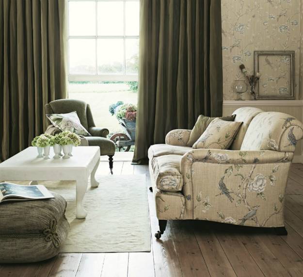 floral designs, textiles and modern wallpaper